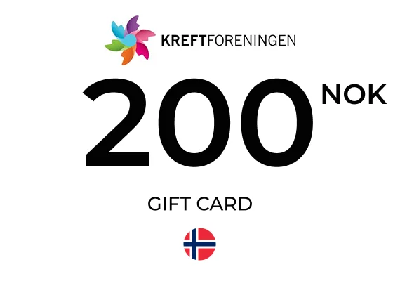 Kreftforeningen Gift Card 200 NOK