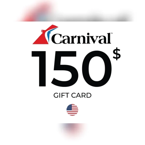 Carnival Cruise Gift Card 150 USD Key - UNITED STATES