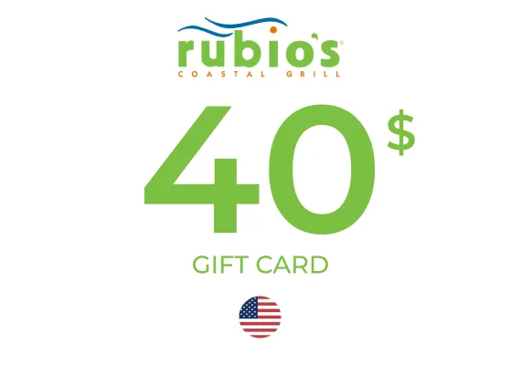 Rubio’s Coastal Grill Gift Card 40 USD