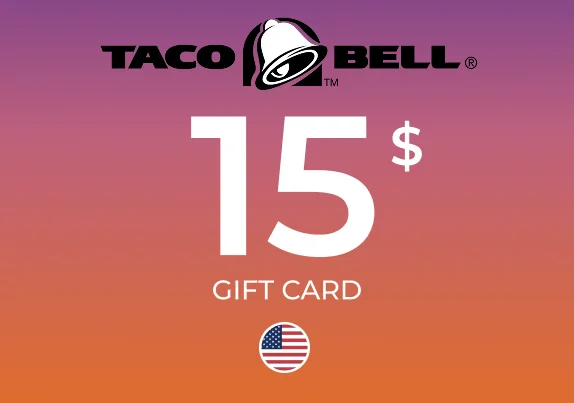 Taco Bell Gift Card 15 USD