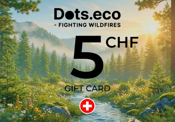 Dots.eco - Fighting Wildfires Gift Card 5 CHF