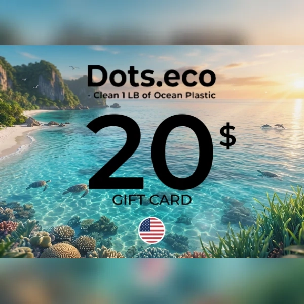 Dots.eco - Clean 1 LB of Ocean Plastic Gift Card 20 USD Key - UNITED STATES