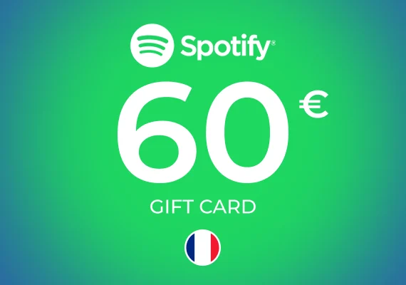 Spotify Gift Card 60 EUR Spotify Gift Card 60 EUR