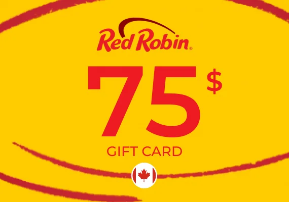 Red Robin Gift Card 75 CAD
