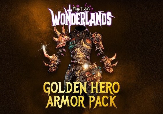 Tiny Tina's Wonderlands: Golden Hero Armor Pack (DLC) (PC) Tiny Tina's Wonderlands: Golden Hero Armor Pack (DLC) (PC)