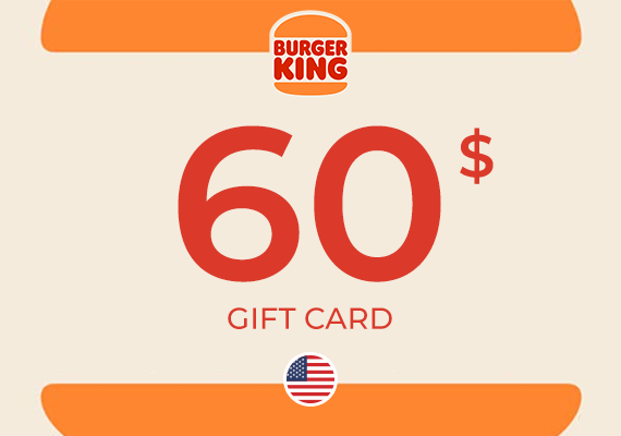 Burger King Gift Card 60 USD