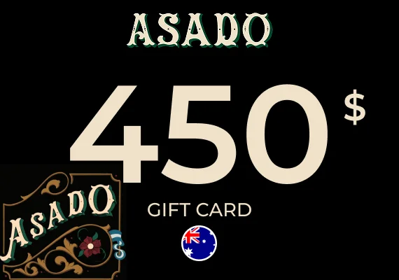 Asado Gift Card 450 AUD