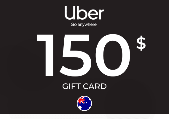 Uber Rides Gift Card 150 AUD
