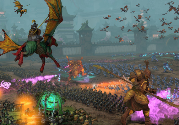 Immerse yourself in the captivating fantasy realm of Total War: WARHAMMER, blending addictive turn-based empire-building with exhilarating real-time battles set in the Warhammer Fantasy Battles universe. Immerse yourself in the captivating fantasy realm of Total War: WARHAMMER, blending addictive turn-based empire-building with exhilarating real-time battles set in the Warhammer Fantasy Battles universe.