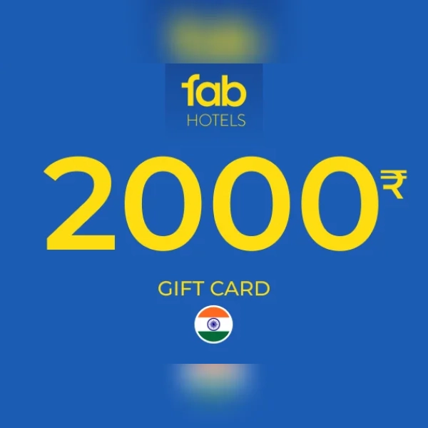 Fab Hotels Gift Card 2000 INR Key - INDIA