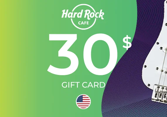 Hard Rock Cafe Gift Card 30 USD Key - UNITED STATES