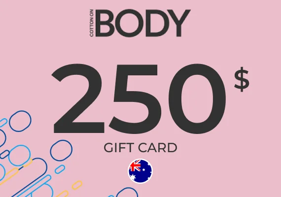 Cotton On Body Gift Card 250 AUD