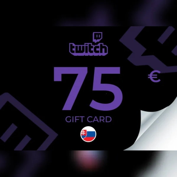 Twitch Gift Card 75 EUR Key - SLOVAKIA