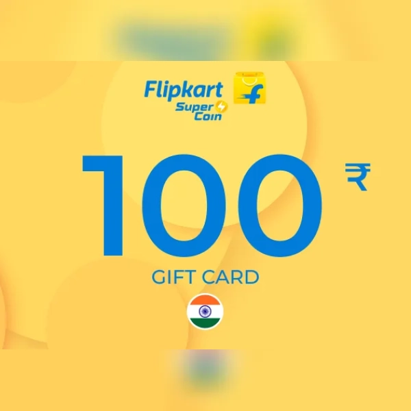 Flipkart SuperCoin Gift Card 100 INR Key - INDIA