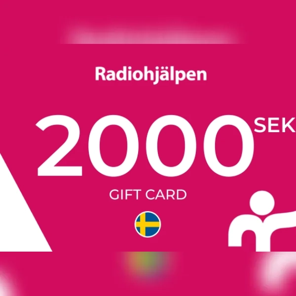 Radiohjälpen Gift Card 2000 SEK Key - SWEDEN