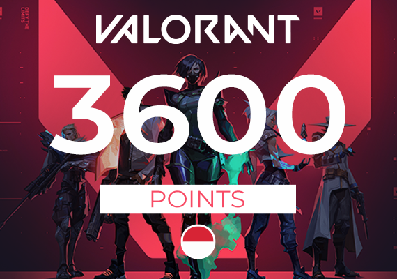 VALORANT Gift Card - 3600 Valorant Points