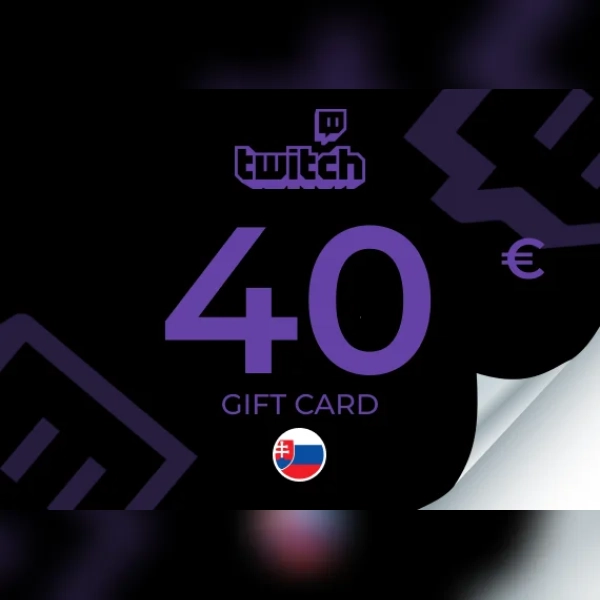 Twitch Gift Card 40 EUR Key - SLOVAKIA