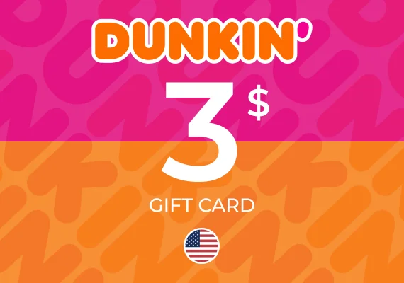 Dunkin' Donuts Gift card 3 USD