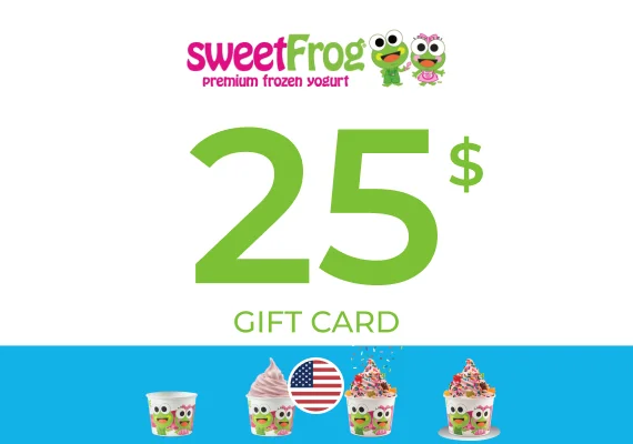 SweetFrog Gift Card 25 USD