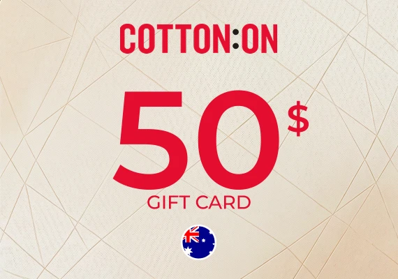 Cotton On Gift Card 50 AUD