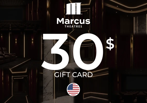 Marcus Theaters Gift Card 30 USD