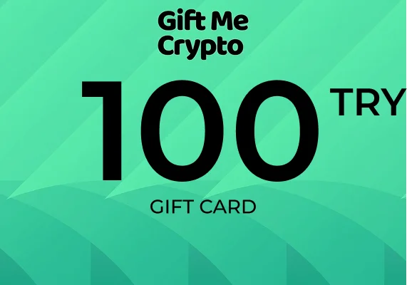 Gift Me Crypto Gift Card 100 TRY