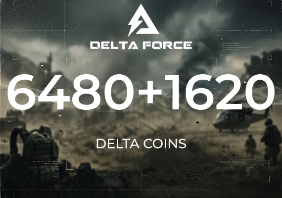 Delta Force - 6480 + 1620 Delta Coins