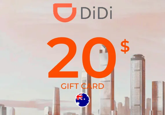 Didi Rideshare Gift Card 20 AUD