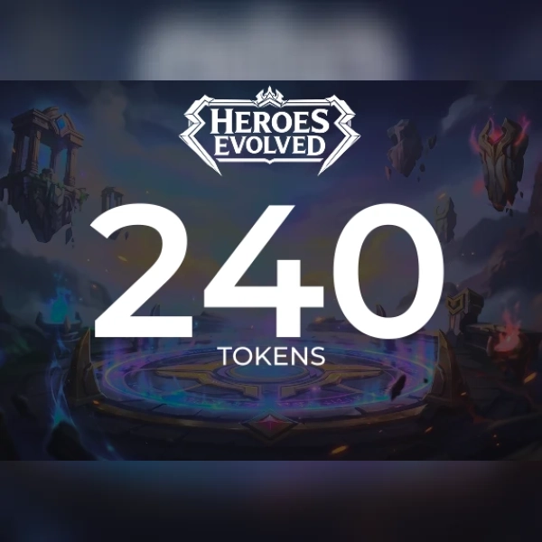 Heroes Evolved - 240 Tokens Direct Top-Up - GLOBAL
