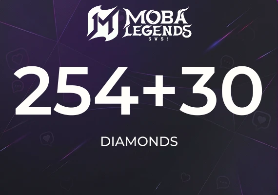 Moba Legends - 254 Diamonds + 30 Bonus