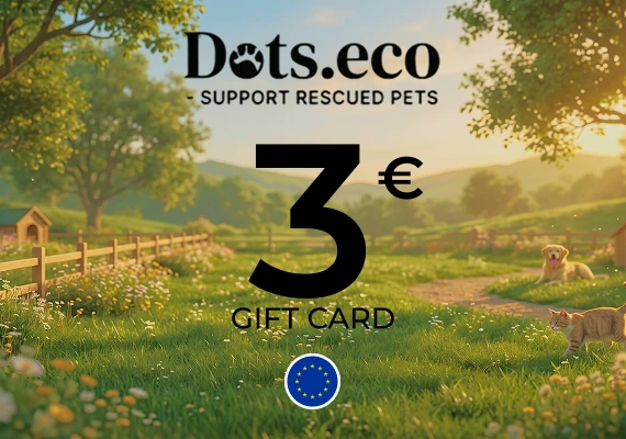 Dots.eco - Support Rescued Pets Gift Card 3 EUR