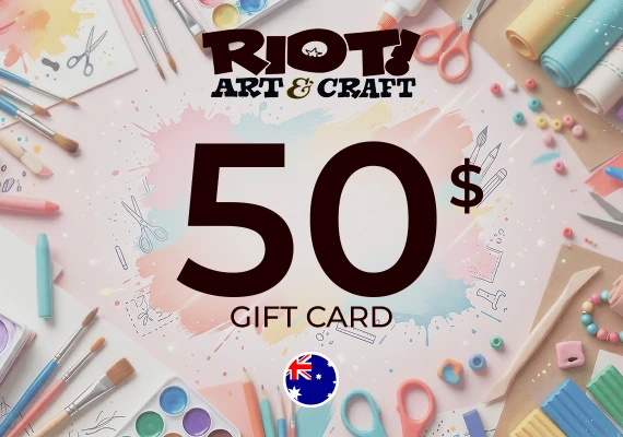 Riot Art & Craft Gift Card 50 AUD