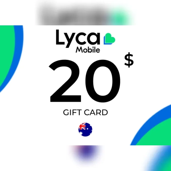 LYCA ESIM KIT Gift Card 20 AUD Key - AUSTRALIA