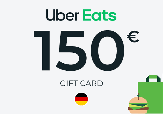 Uber Eats Gift Card 150 EUR (DE)