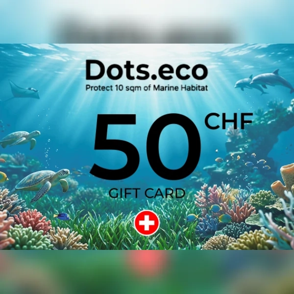 Dots.eco - Protect 10 sqm of Marine Habitat Gift Card 50 CHF Key - SWITZERLAND