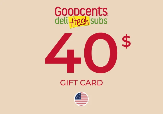 Goodcents Deli Gift Card 40 USD Key - UNITED STATES
