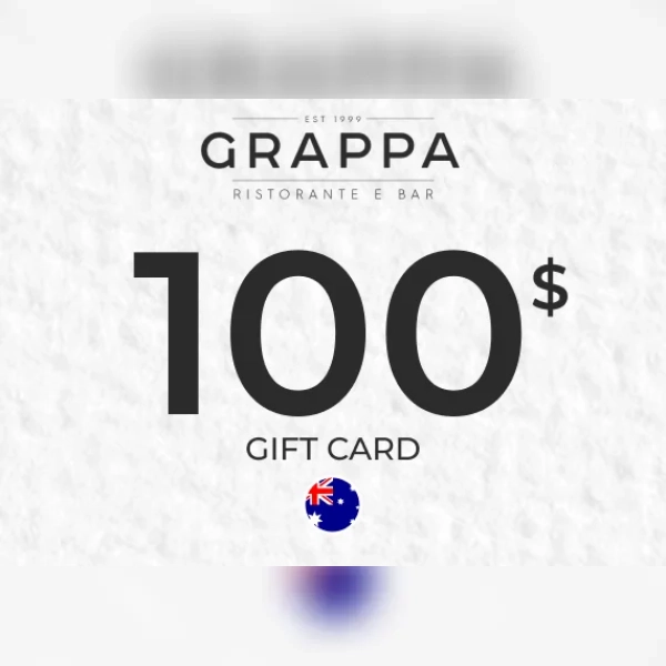 Grappa Ristorante & Bar Gift Card 100 AUD Key - AUSTRALIA