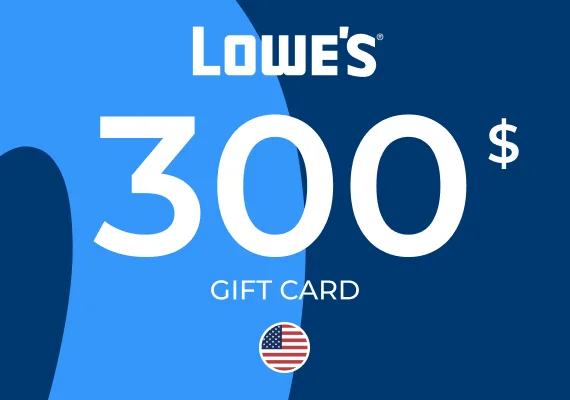Lowe's Gift Card 300 USD