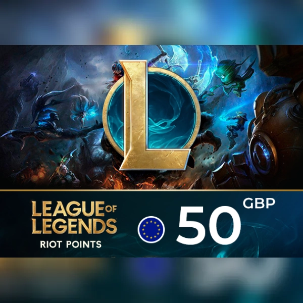 League of Legends Riot Points 50 GBP Key - EU