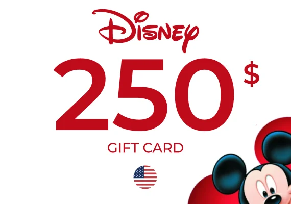 Disney Gift Card 250 USD