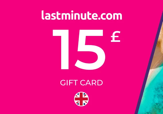 lastminute.com UK Flight Only Gift Card 15 GBP