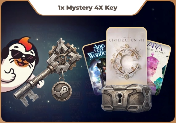 1x 4X Mystery Steam Key