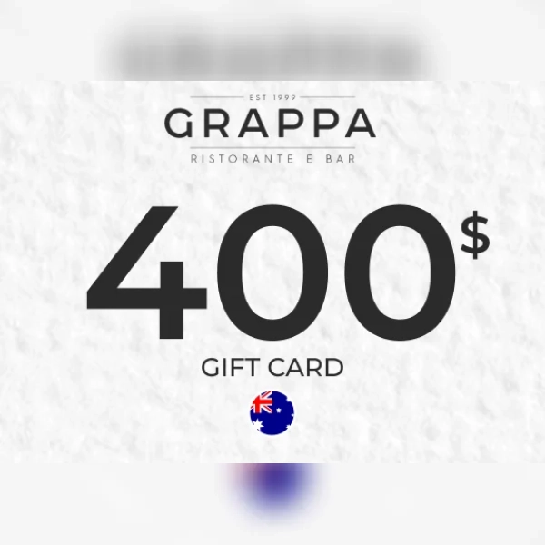 Grappa Ristorante & Bar Gift Card 400 AUD Key - AUSTRALIA