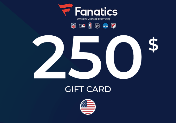 Fanatics Gift Card 250 USD
