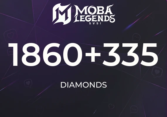 Moba Legends - 1860 Diamonds + 335 Bonus