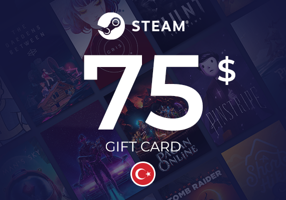 Steam Wallet Gift Card 75 USD