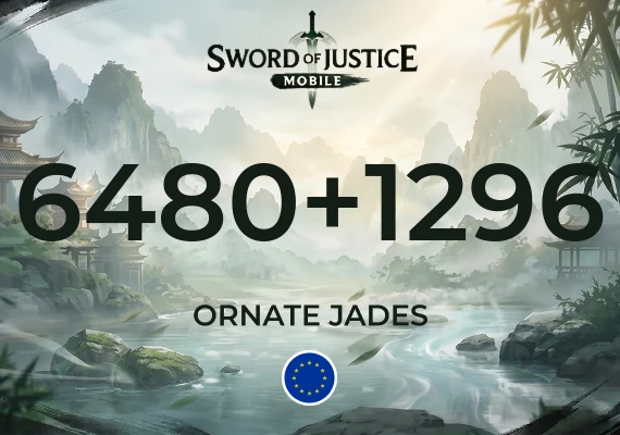 Sword of Justice Mobile - 6480 +1296 Ornate Jades