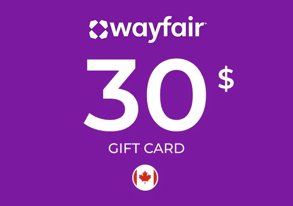 Wayfair Gift Card 30 CAD