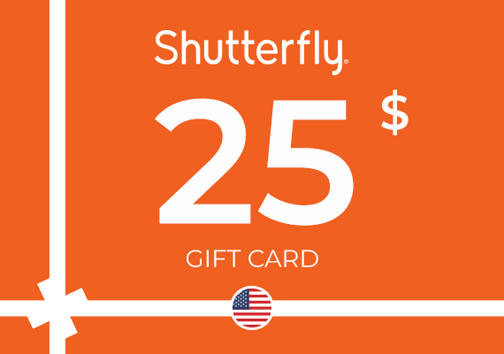 Shutterfly Gift Card 25 USD (US)
