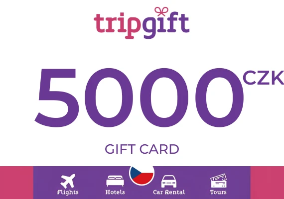 TripGift Gift Card 5000 CZK